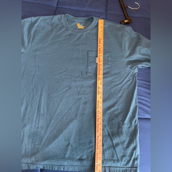CARHARTT Men's Long Sleeve XL Original Fit T-Shirt Tee Shirt Blue Damaged - Picture 5 of 8
